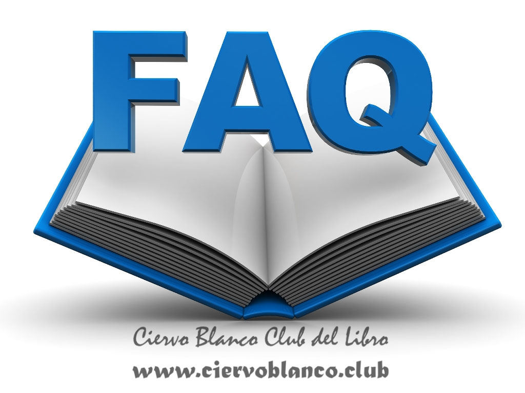 frequently asked questions FAQ tertulias literarias Ciervo Blanco