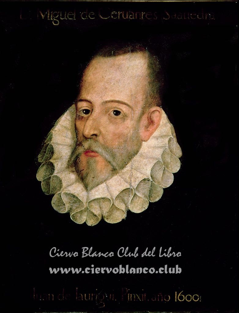 IND119216 Portrait of Miguel de Cervantes y Saavedra (1547-1615) 1600 (oil on panel) by Jauregui y Aguilar, Juan de (c.1566-1641); Real Academia de la Historia, Madrid, Spain; Index; Spanish, out of copyright